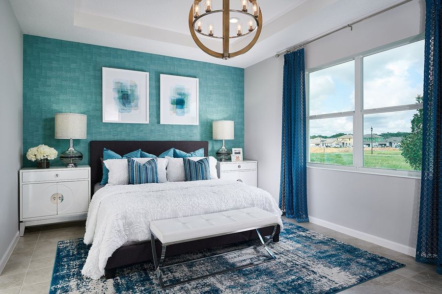 Representative furnished interior of a home built from the Daytona by Park Square Residential in Leela Reserve, Tavares (Image 8).