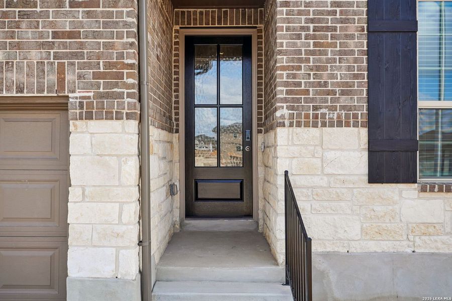 Exterior details and patio area of a home in Legendary Trails - Premier Series, Cibolo (Image 26). Exterior details and patio area of a home in Legendary Trails - Premier Series, Cibolo (Image 26).