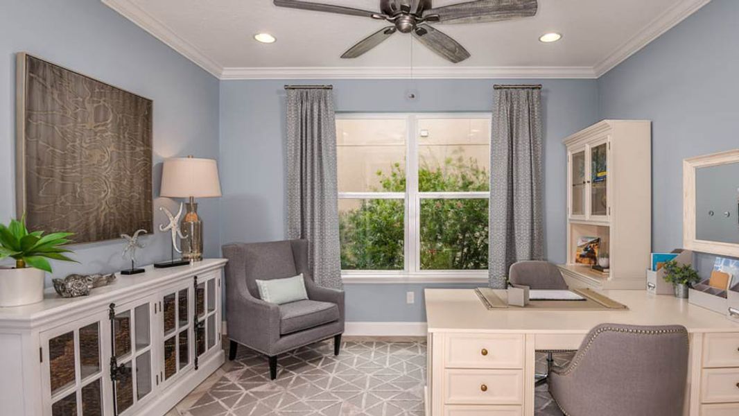 Furnished interior view inside a new home in Central Park, Port St. Lucie (Image 20).