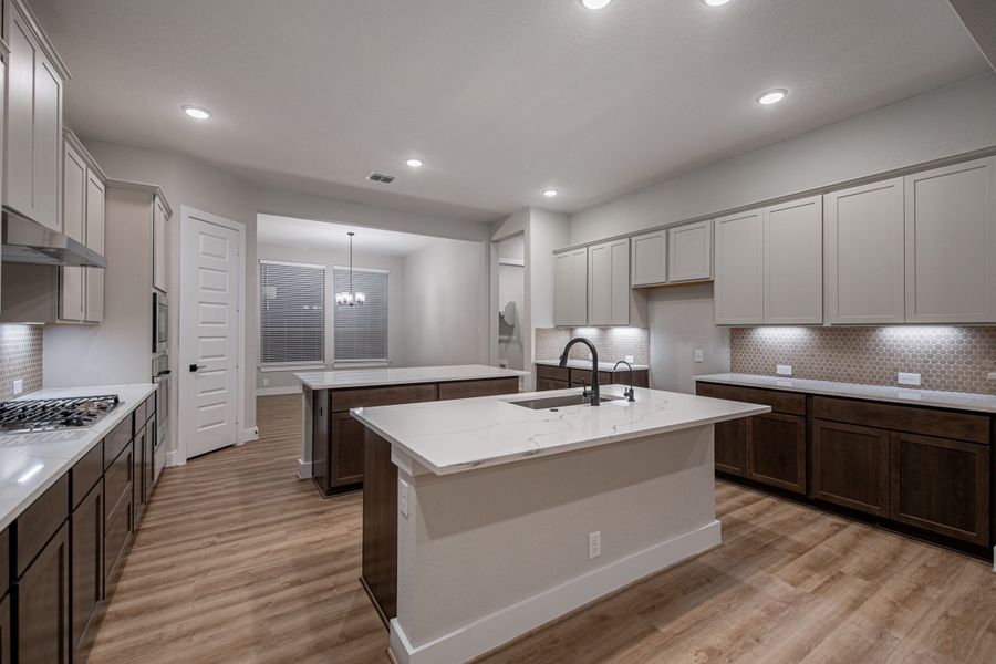 Furnished interior view inside a new home in The Reserve at Potranco Oaks, Castroville (Image 5).