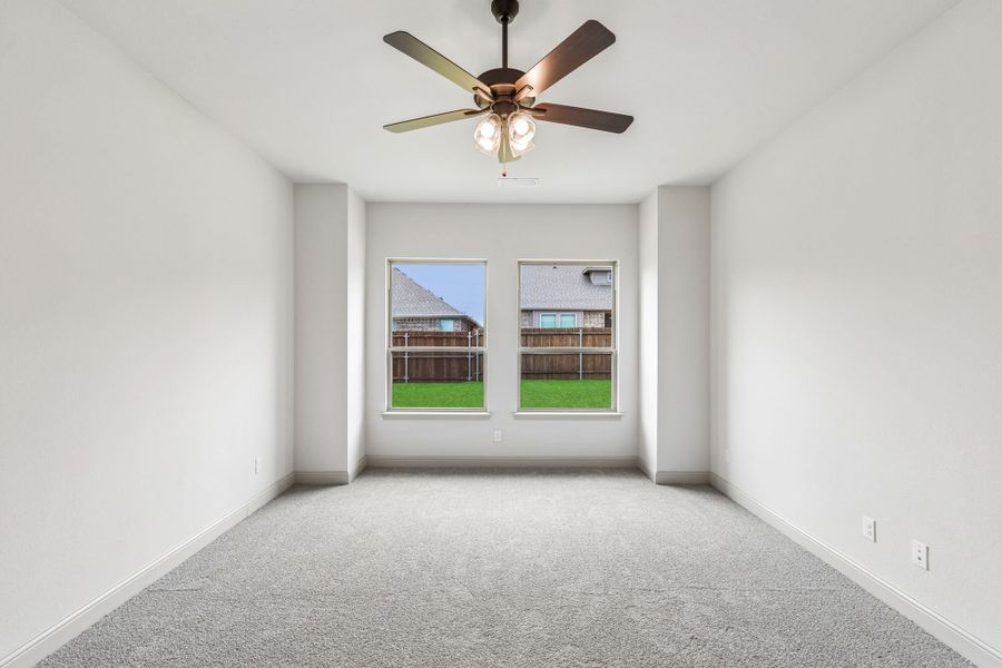 Representative unfurnished interior of a home built from the Brazos by Sandlin Homes in Bluffs at Northpointe, Fort Worth (Image 23).