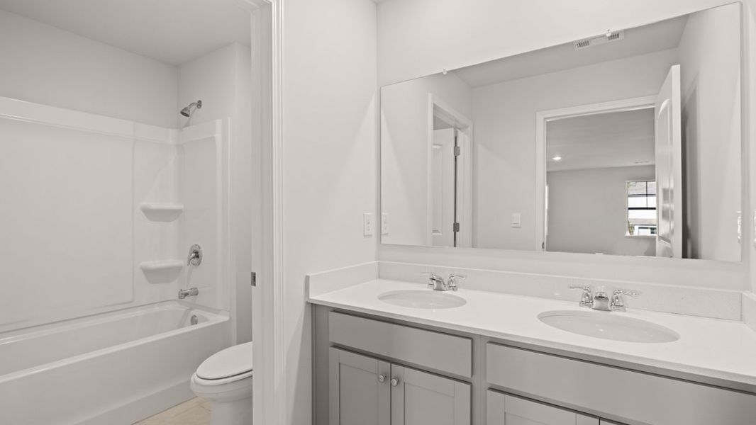 Furnished interior view inside a new home in Liberty Crossing, Braselton (Image 10).