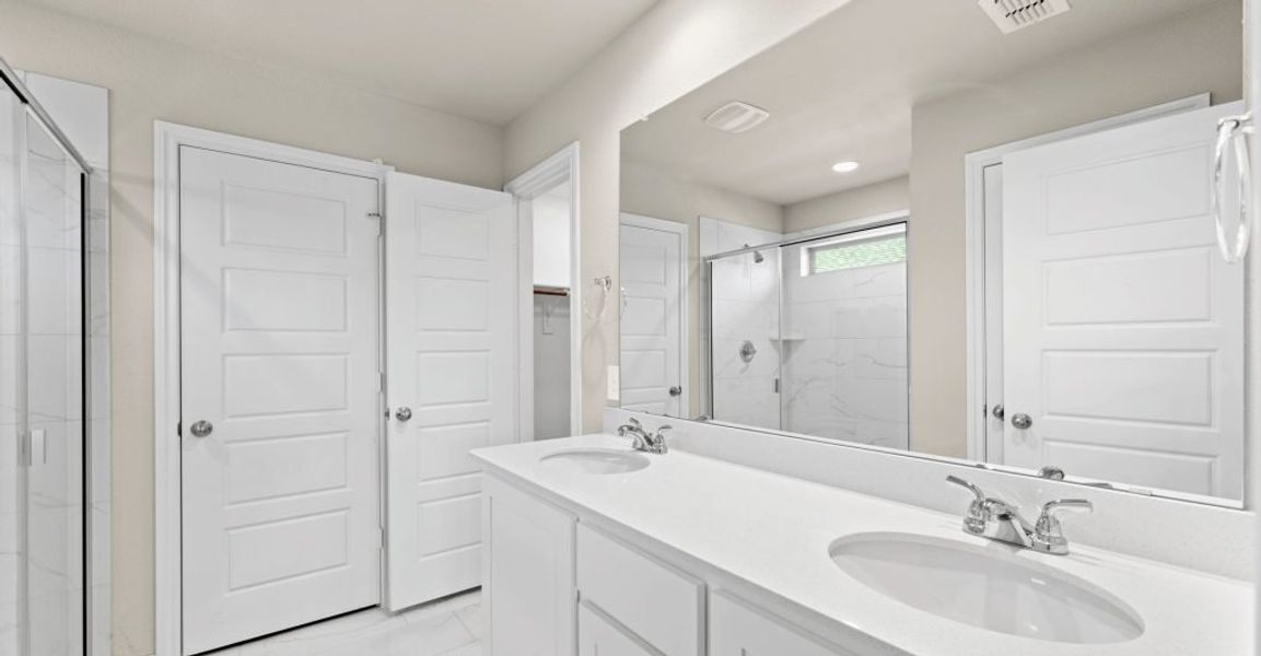 Representative exterior photo of a completed home built from the Lincoln by Impression Homes in Keeneland, Aubrey, TX (Image 15). Representative exterior photo of a completed home built from the Lincoln by Impression Homes in Keeneland, Aubrey, TX (Image 15).