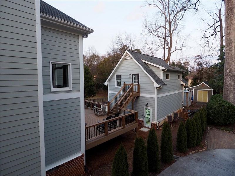 Exterior details and patio area of a home in , Brookhaven (Image 29).