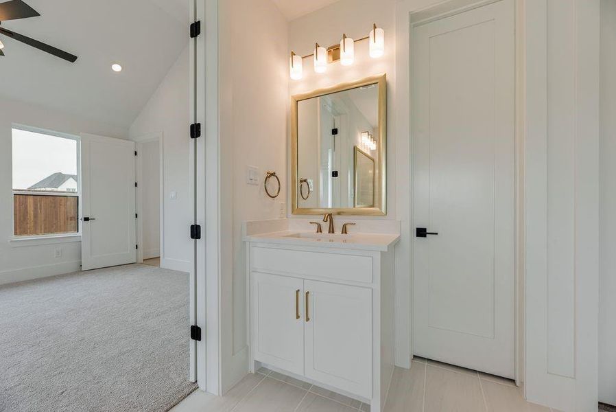 Furnished interior view inside a new home in Park Place, Prosper (Image 9).