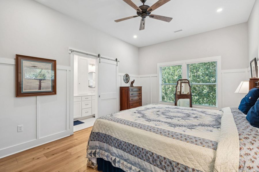 Furnished interior view inside a new home in , Folly Beach (Image 47).