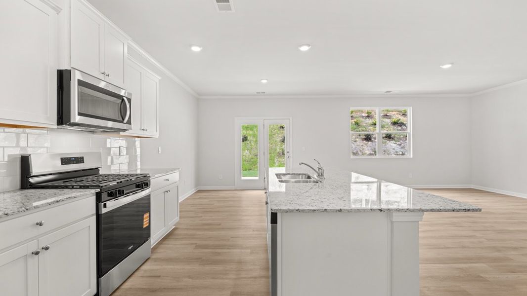 Furnished interior view inside a new home in Creekview, Atlanta (Image 6).