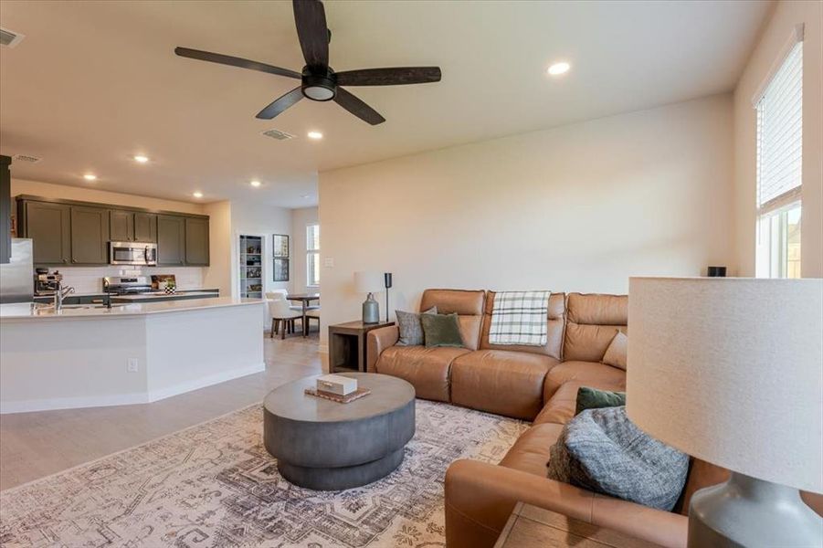 Furnished interior view inside a new home in Azle Grove, Azle (Image 14).