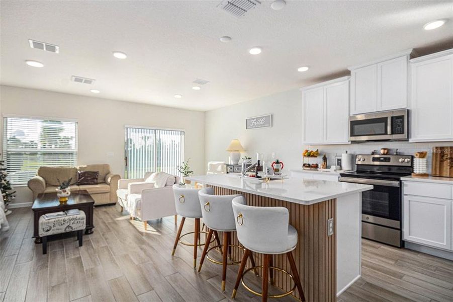 Furnished interior view inside a new home in , St. Cloud (Image 7). Furnished interior view inside a new home in , St. Cloud (Image 7).