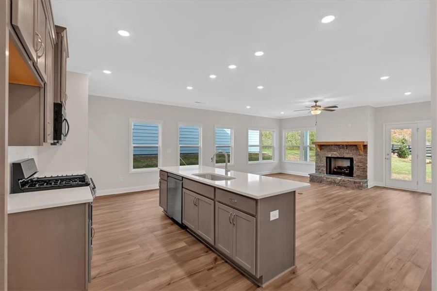 Furnished interior view inside a new home in Stratford at NatureWalk, Dallas (Image 15).