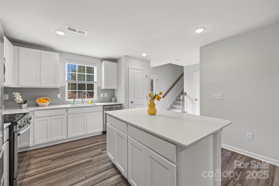 Furnished interior view inside a new home in Creekside Cottages, Bessemer City (Image 6).