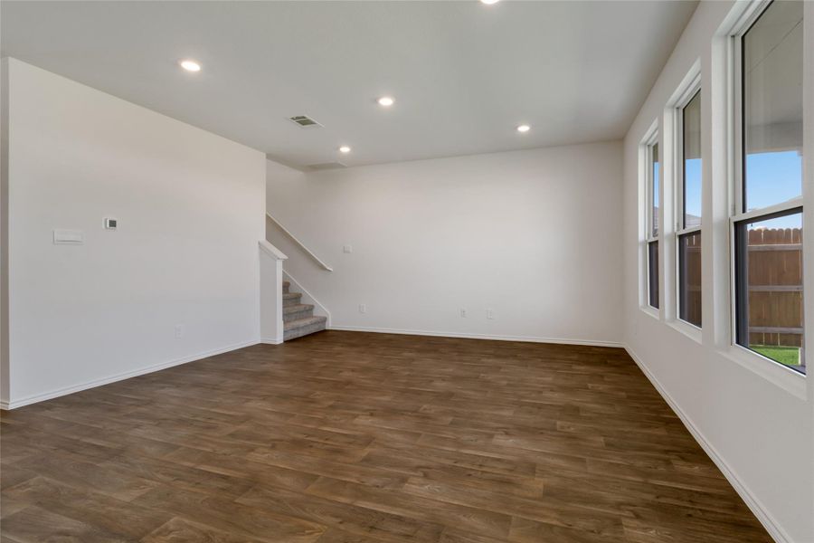 Spacious, unfurnished interior of a new home in Marigold, Uhland (Image 13). Spacious, unfurnished interior of a new home in Marigold, Uhland (Image 13).