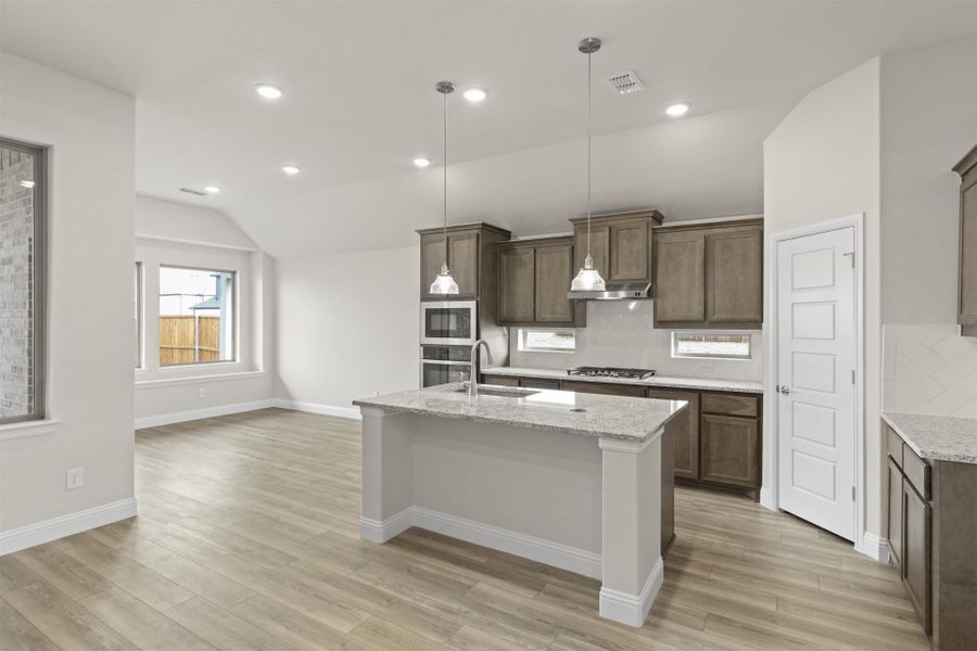 Furnished interior view inside a new home in Timberbrook, Justin (Image 5). Furnished interior view inside a new home in Timberbrook, Justin (Image 5).