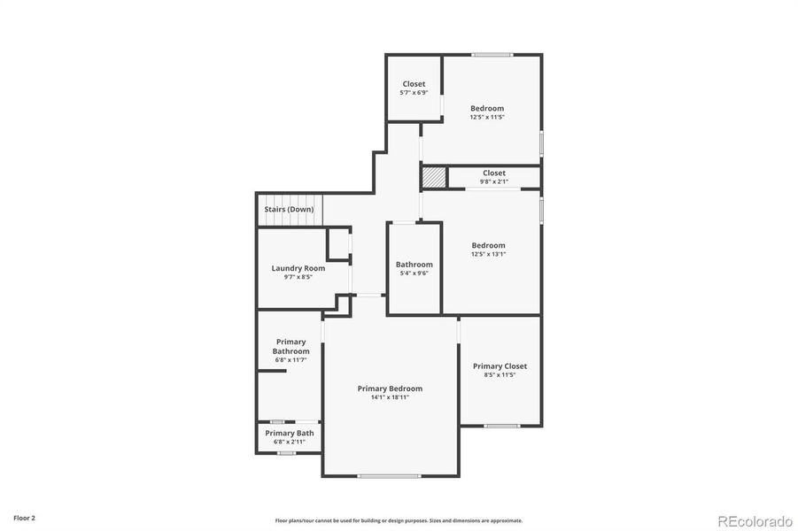 Second floor plan Second floor plan