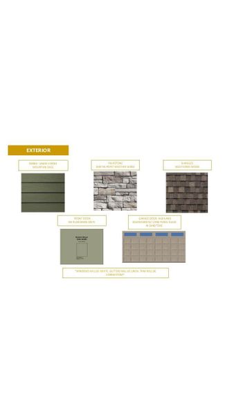 Sample of building materials used in homes in Adalyn Park, Mooresville (Image 3).