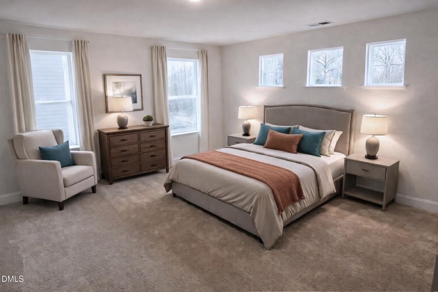 Primary Suite Staged