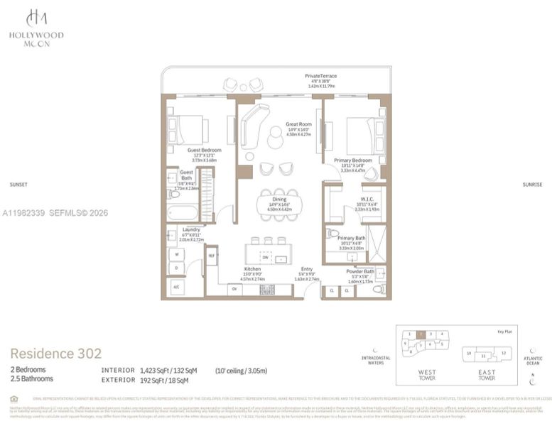2D floor plan layout of this home in , Hollywood, FL (Image 4). 2D floor plan layout of this home in , Hollywood, FL (Image 4).