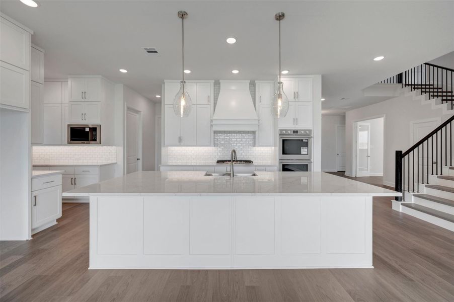 Furnished interior view inside a new home in Jordan Ranch - Premier Collection, Fulshear (Image 11).