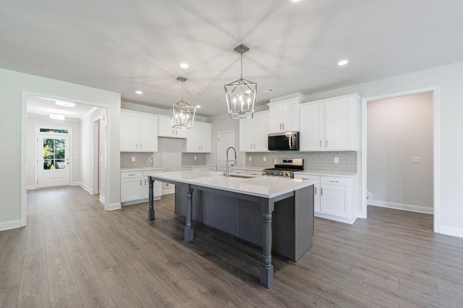 Furnished interior view inside a new home in , Buford (Image 16).