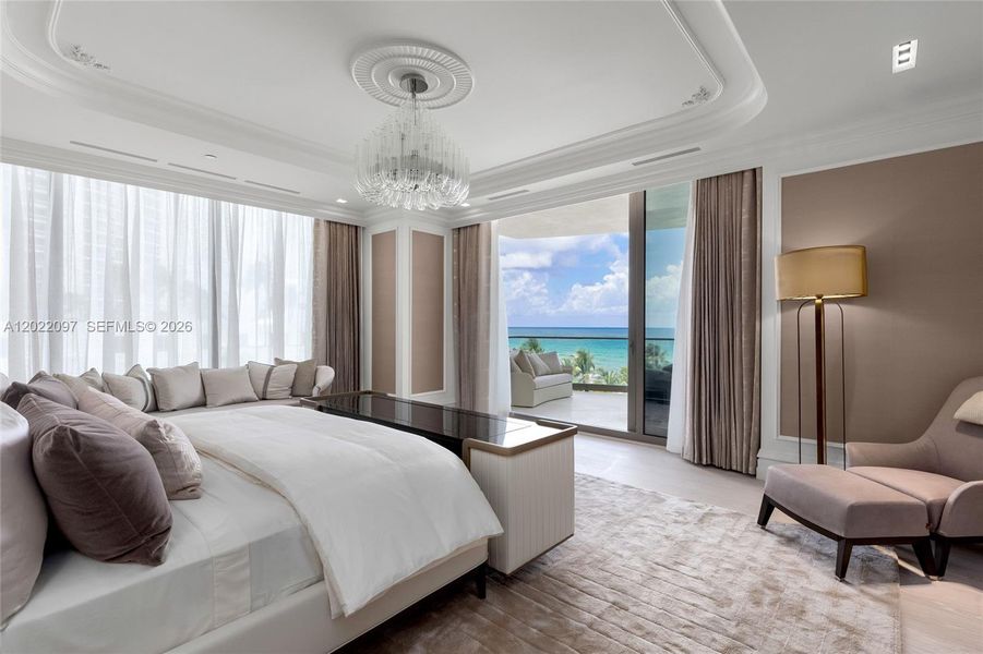 Furnished interior view inside a new home in , Sunny Isles Beach (Image 49).