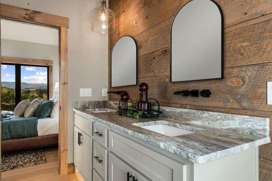 Furnished interior view inside a new home in , Blue Ridge (Image 16).