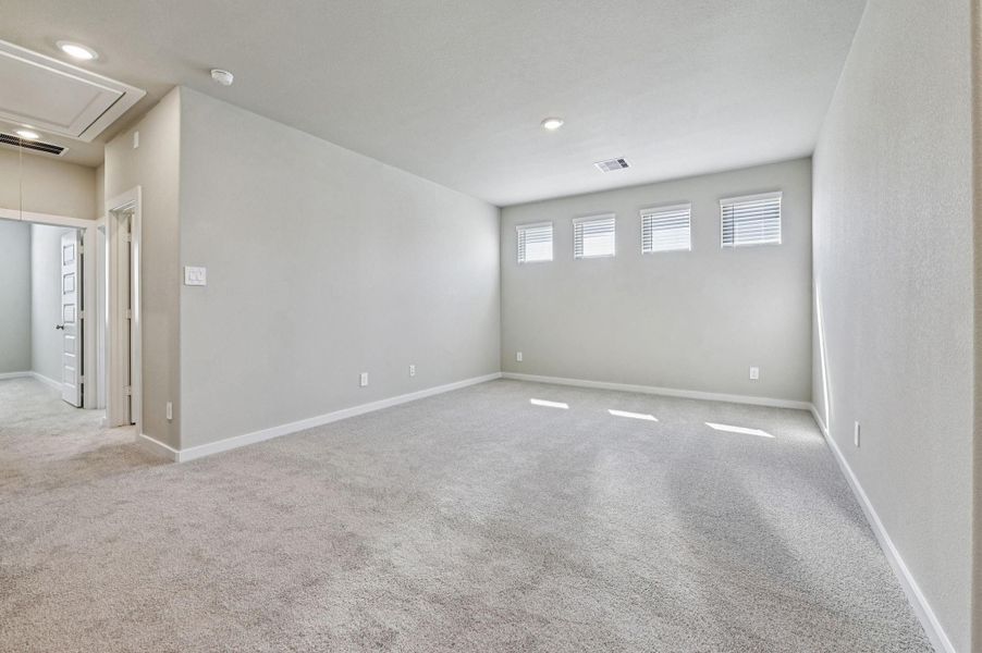 Photo is not of the actual home, but is an inspirational photo of builder’s model home and may depict options, furnishings, and/or decorator features that are not included