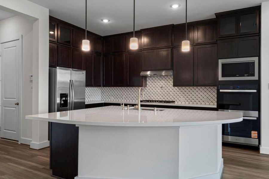 Furnished interior view inside a new home in Coastal Point, League City (Image 5). Furnished interior view inside a new home in Coastal Point, League City (Image 5).