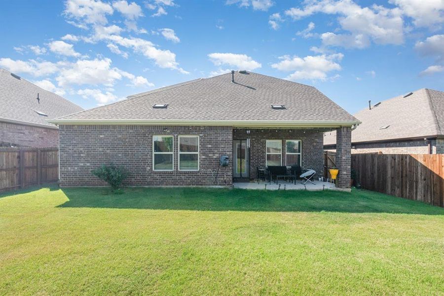 Front exterior of a new home in , Cross Roads, TX, highlighting curb appeal (Image 20). Front exterior of a new home in , Cross Roads, TX, highlighting curb appeal (Image 20).