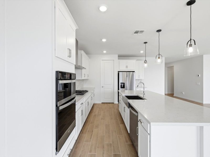 Furnished interior view inside a new home in White Tank Foothills Signature Series, Waddell (Image 6).