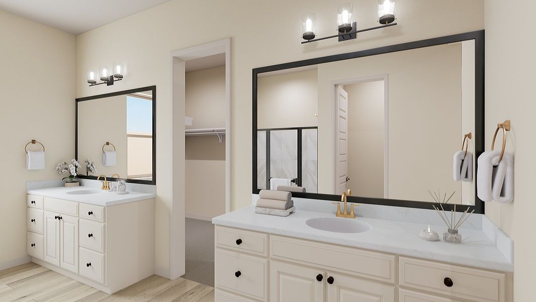 Representative furnished interior of a home built from the Verde Plan 5510 by Tri Pointe Homes in Blossom Rock, Apache Junction (Image 11).