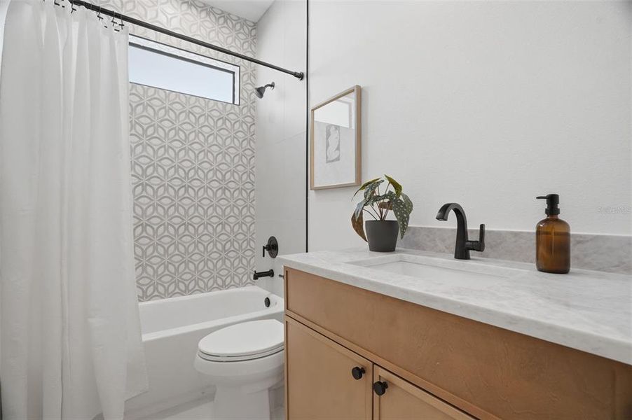 Furnished interior view inside a new home in , Tampa (Image 36).