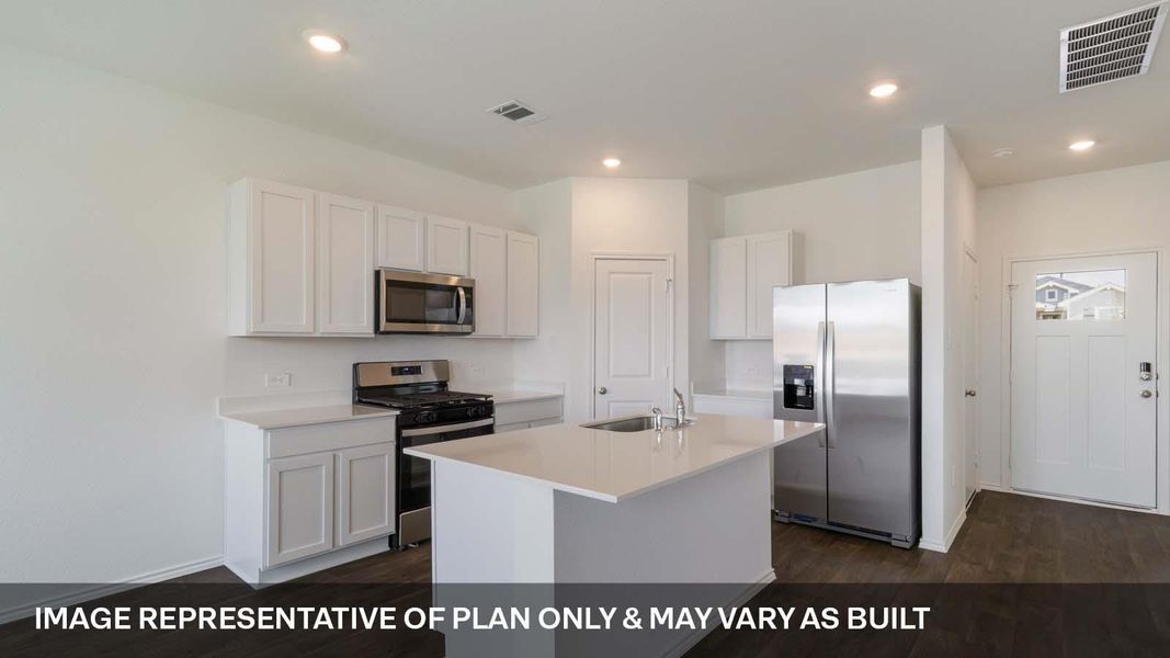 Furnished interior view inside a new home in Marigold, Kyle (Image 4).