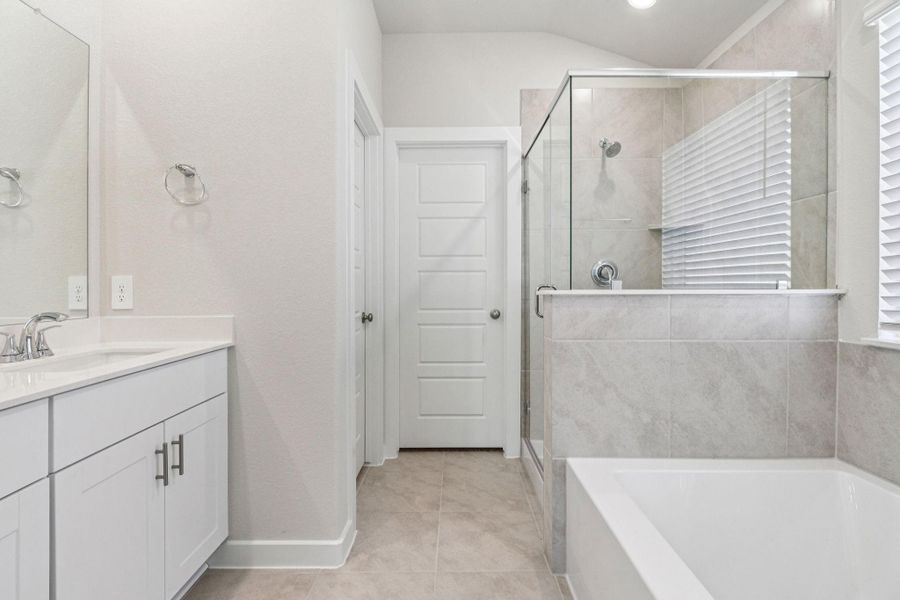 Furnished interior view inside a new home in Pine Lake Cove - Premier Series, Montgomery (Image 4).