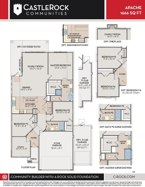 2D floor plan layout for the Apache by CastleRock Communities in Travis Ranch, Forney, TX (Image 3). 2D floor plan layout for the Apache by CastleRock Communities in Travis Ranch, Forney, TX (Image 3).