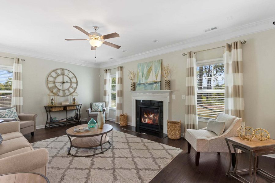 Great Room with Fireplace Option Great Room with Fireplace Option