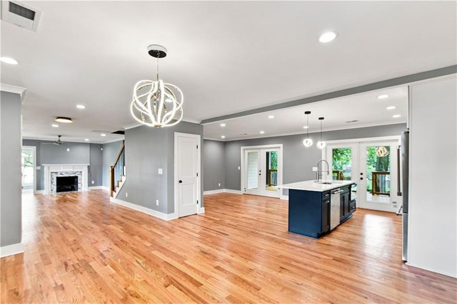 Spacious, unfurnished interior of a new home in , Atlanta (Image 55). Spacious, unfurnished interior of a new home in , Atlanta (Image 55).