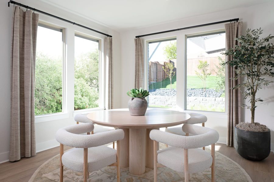 Furnished interior view inside a new home in View at the Reserve, Mansfield (Image 5).