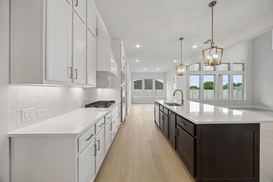 Furnished interior view inside a new home in Painted Tree Lakeside, McKinney (Image 9).