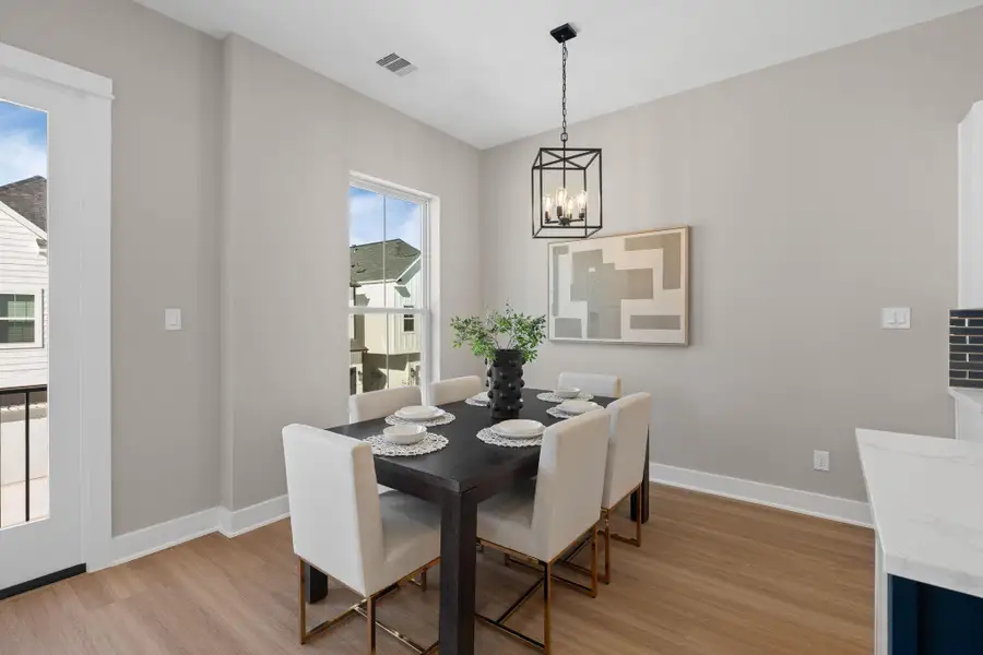 Furnished interior view inside a new home in , Houston (Image 13).