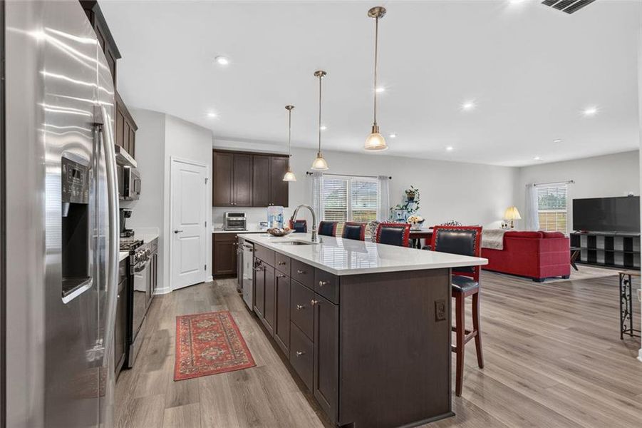 Furnished interior view inside a new home in , McDonough (Image 11).