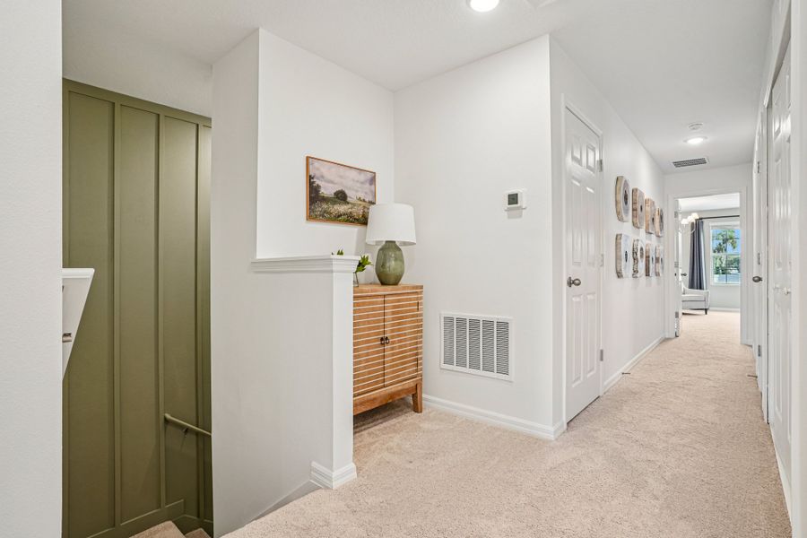 Representative furnished interior of a home built from the Powell by Risewell Homes in Thompson Village Townhomes, Apopka (Image 21).