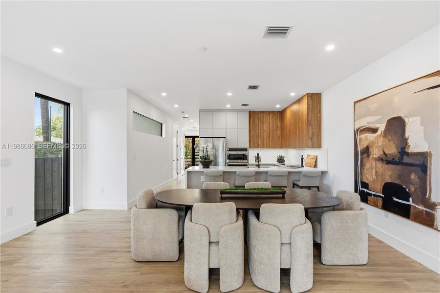 Furnished interior view inside a new home in , Miami (Image 50). Furnished interior view inside a new home in , Miami (Image 50).