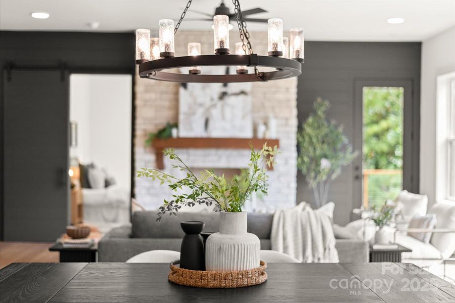 Close-up of interior finishes inside a home in , Cashiers (Image 21).