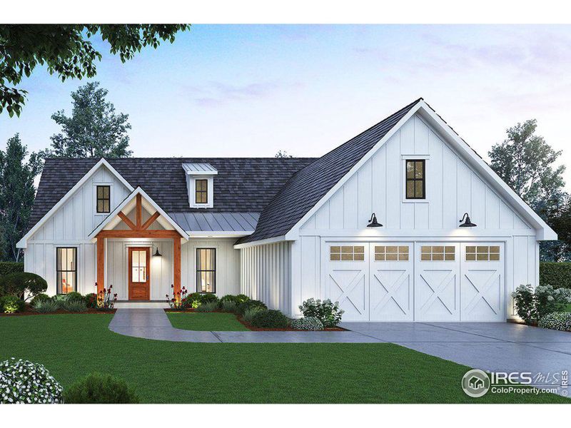 Front exterior of a new home in , Fort Morgan, CO, highlighting curb appeal (Image 1). Front exterior of a new home in , Fort Morgan, CO, highlighting curb appeal (Image 1).