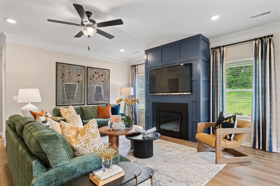 Furnished interior view inside a new home in Harbour Chase, Ooltewah (Image 8). Furnished interior view inside a new home in Harbour Chase, Ooltewah (Image 8).