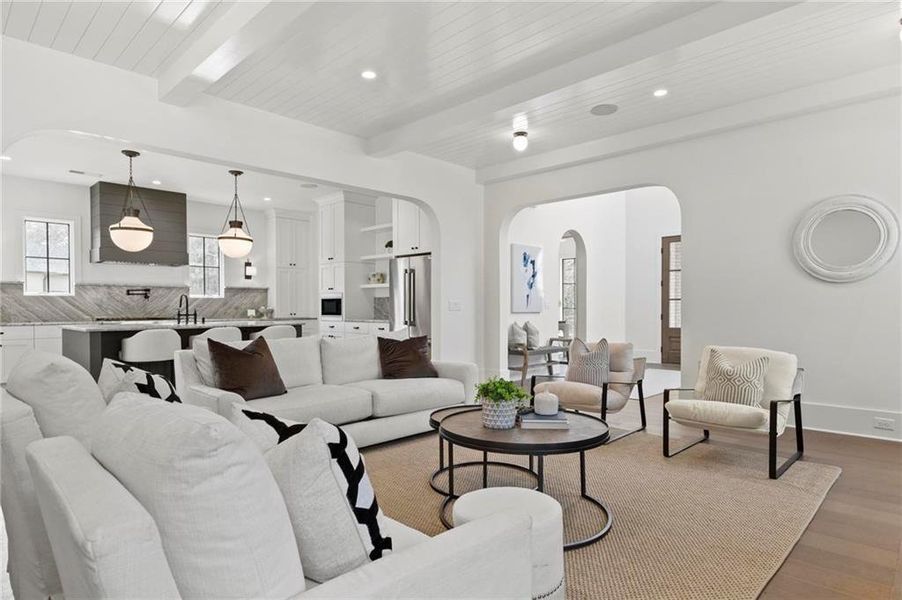 Furnished interior view inside a new home in , Roswell (Image 52). Furnished interior view inside a new home in , Roswell (Image 52).