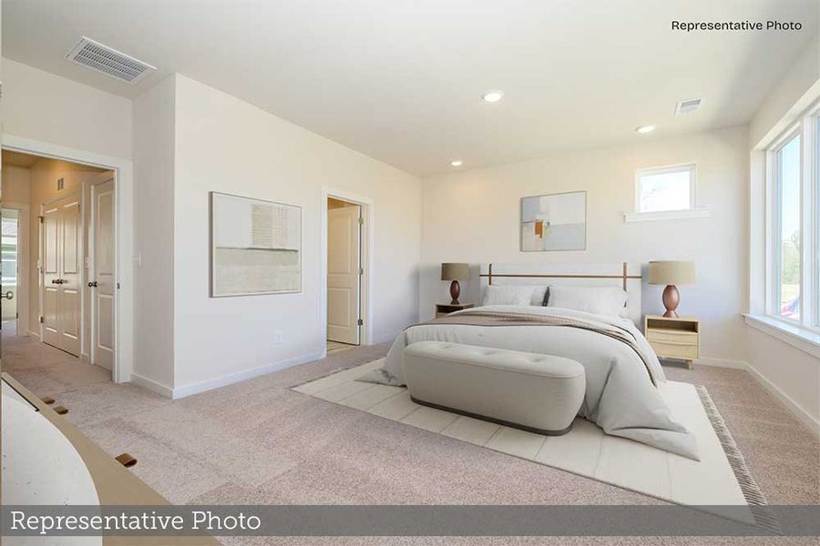 Furnished interior view inside a new home in Central Living at Craig, Charlotte (Image 5).
