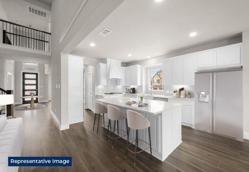 Furnished interior view inside a new home in Collinsbrook Farm, Frisco (Image 7). Furnished interior view inside a new home in Collinsbrook Farm, Frisco (Image 7).