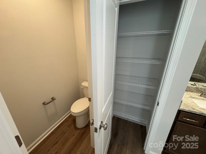 Primary Bath Linen and Water closets Primary Bath Linen and Water closets