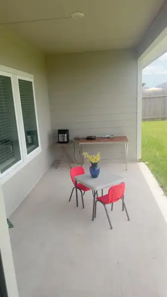 Exterior details and patio area of a home in Bryan Grove, Rosenberg (Image 28). Exterior details and patio area of a home in Bryan Grove, Rosenberg (Image 28).